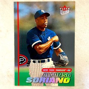 🔥 Alfonso Soriano New York Yankees Rookie Card! ⚾️
